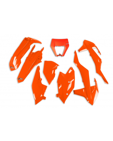 Kit Plastique Ktm EXC-F 350 2017 2019 Orange Fluo 2017-2019