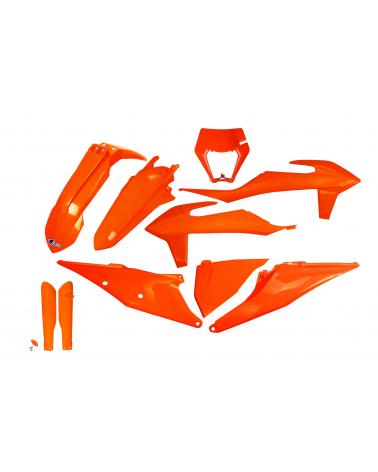 Kit Plastique Ktm EXC-F 500 2020 2023 Orange Fluo 2020-2023