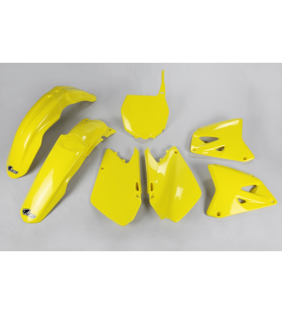 Kit Plastique Suzuki RM 125 2001 2005 Jaune 2001-2005