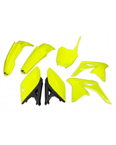 Kit Plastique Suzuki RMZ 250 2010 2018 Jaune Fluo 2010-2018