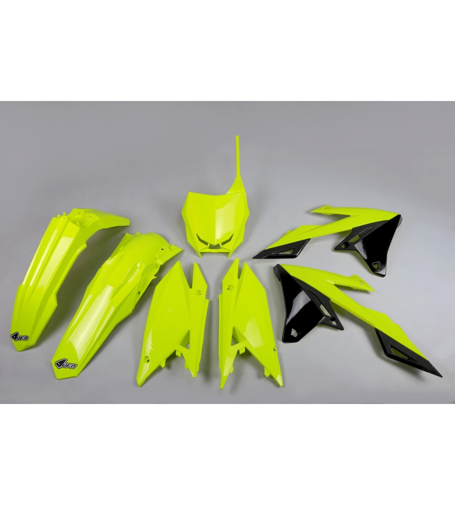 Kit Plastique Suzuki RMZ 250 2019 2024 Jaune Fluo 2019-2024