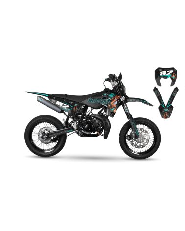 kit Déco Sherco 50cc 2016-2018 GTA Kit Déco Sherco / Hrd