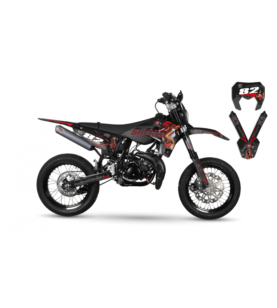 kit Déco Sherco 50cc 2016-2018 GTA Kit Déco Sherco / Hrd