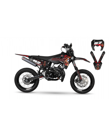 kit Déco Sherco 50cc 2016-2018 GTA Kit Déco Sherco / Hrd