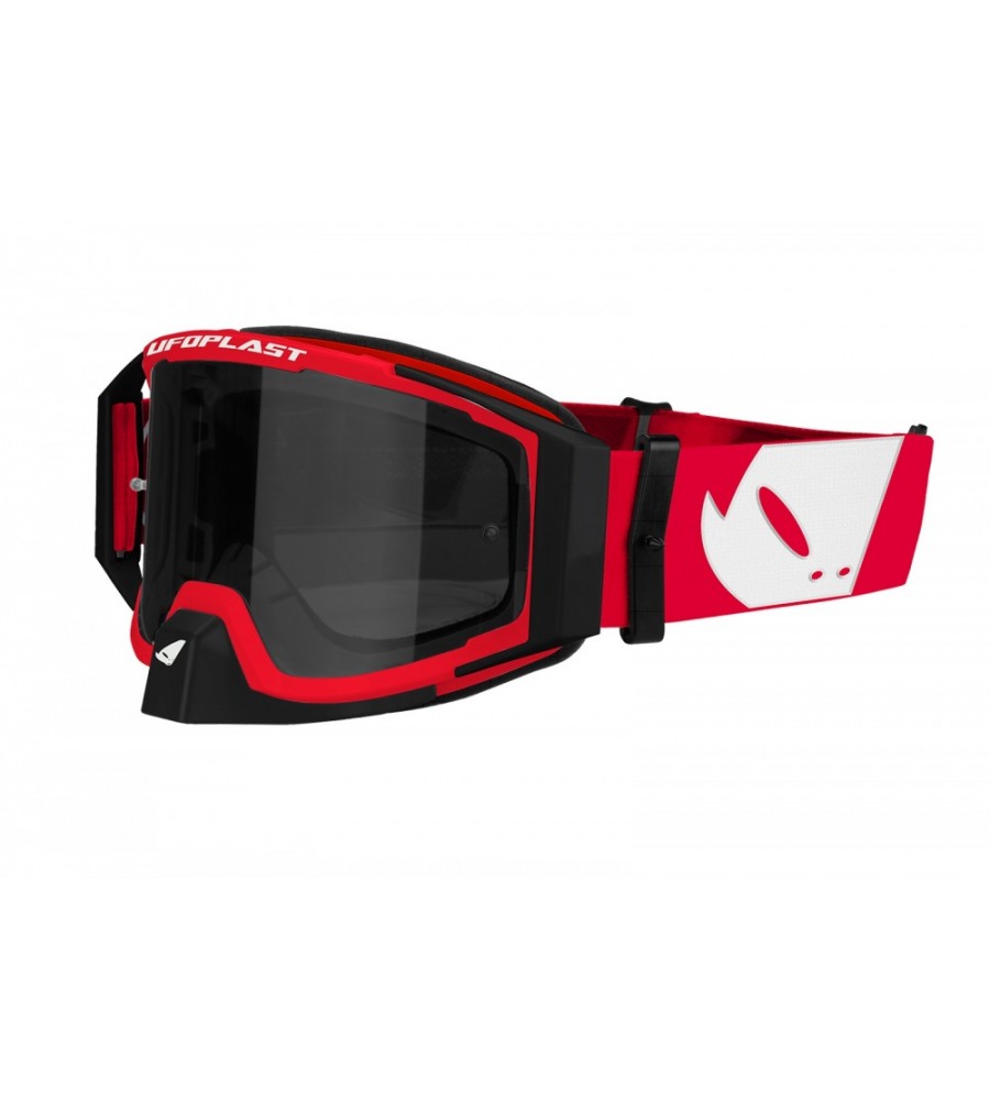 Goggle Wise Pro Rouge/Blanc Masque Motocross StreetWear