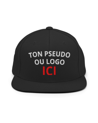 Casquette Snapback 100% Perso StreetWear