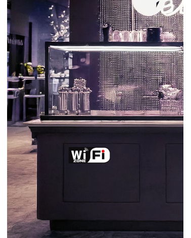 Autocollant Zone WIFI Autocollant securité