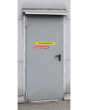 Autocollant BANDE SITE SOUS VIDEO SURVEILLANCE Autocollant securité