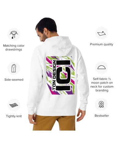 Sweat à capuche 100% Perso - 100 % coton StreetWear