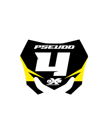 Porte Clés plaque avant GXS RACING StreetWear