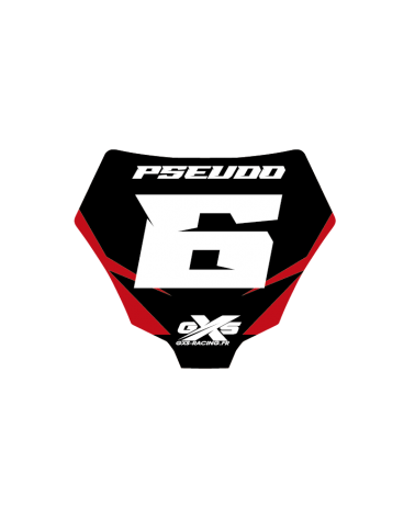 Porte Clés plaque avant GXS RACING StreetWear