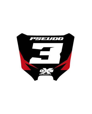 Porte Clés plaque avant GXS RACING StreetWear
