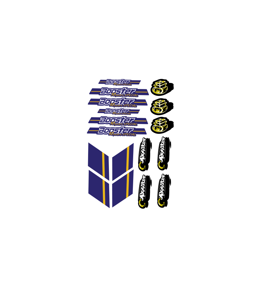 Kit Stickers booster 10 years Kit Déco Scooter Semi-Perso
