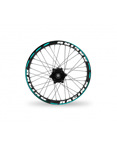 Soft Racing V4 Cyan rims graphic kit Graphic kit for Rims