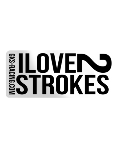 Sticker I Love 2 Strokes PornSeries