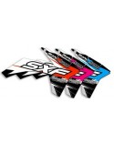 Kit Déco Ouies 100% Perso Motocross 125& + Heatsinks Deco Kit