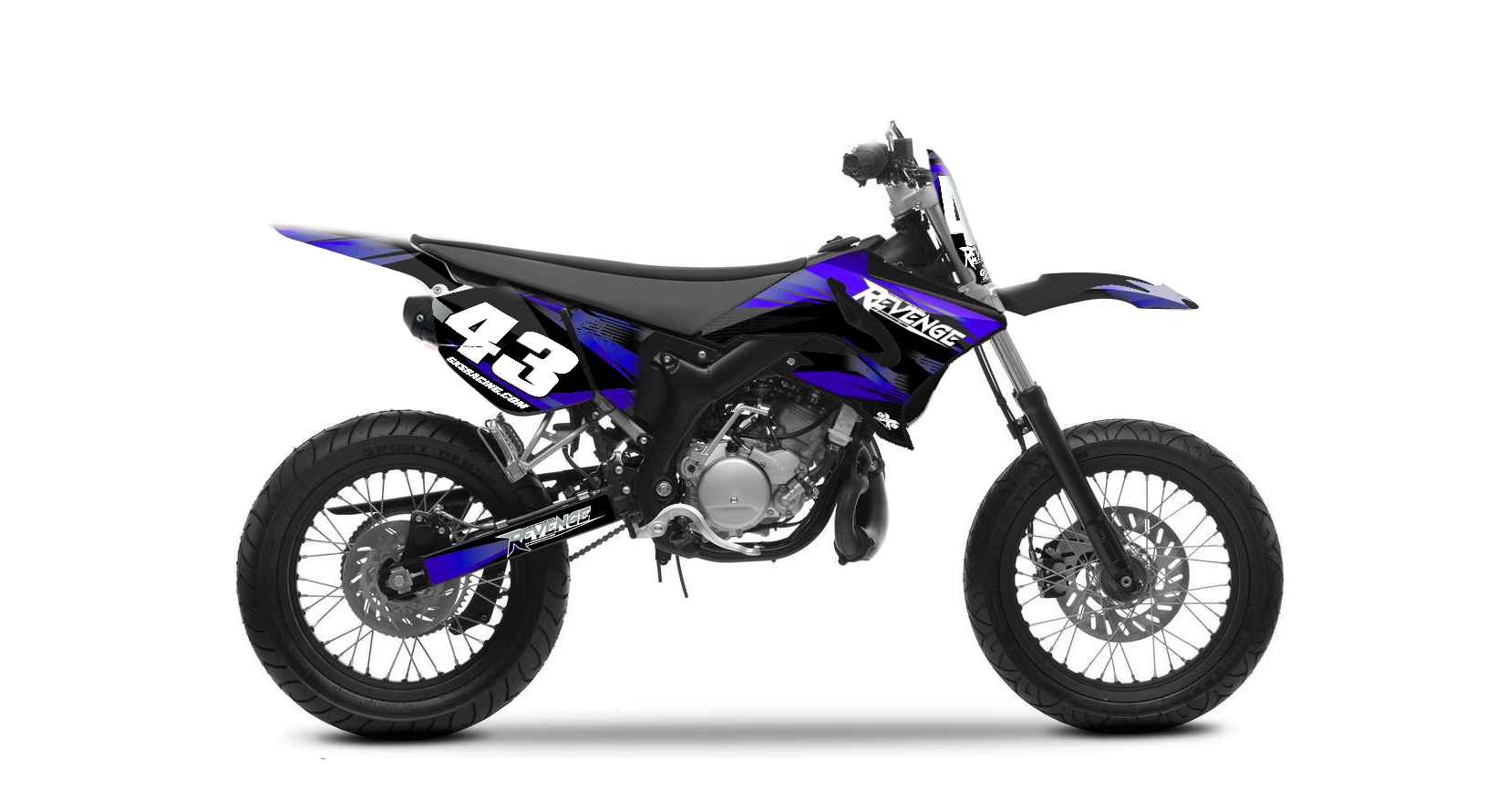 ヤマハ dt50 （YAMAHA DT50 Revenge 04-18 Graphic Kit - kit