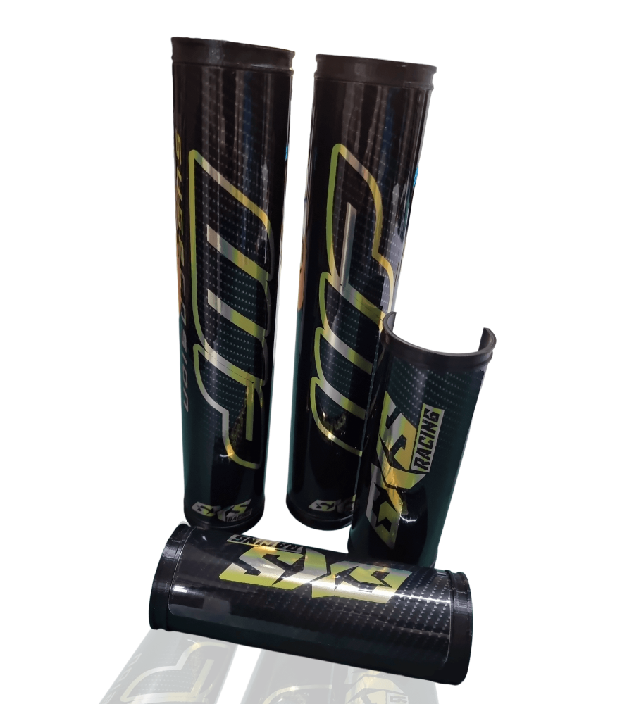 Protections TUBES de fourche PLA + stickers Protections