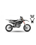 Kit déco Honda 450 CRF 2021-2023 BLACKStorm Kit Déco Honda Semi-Perso