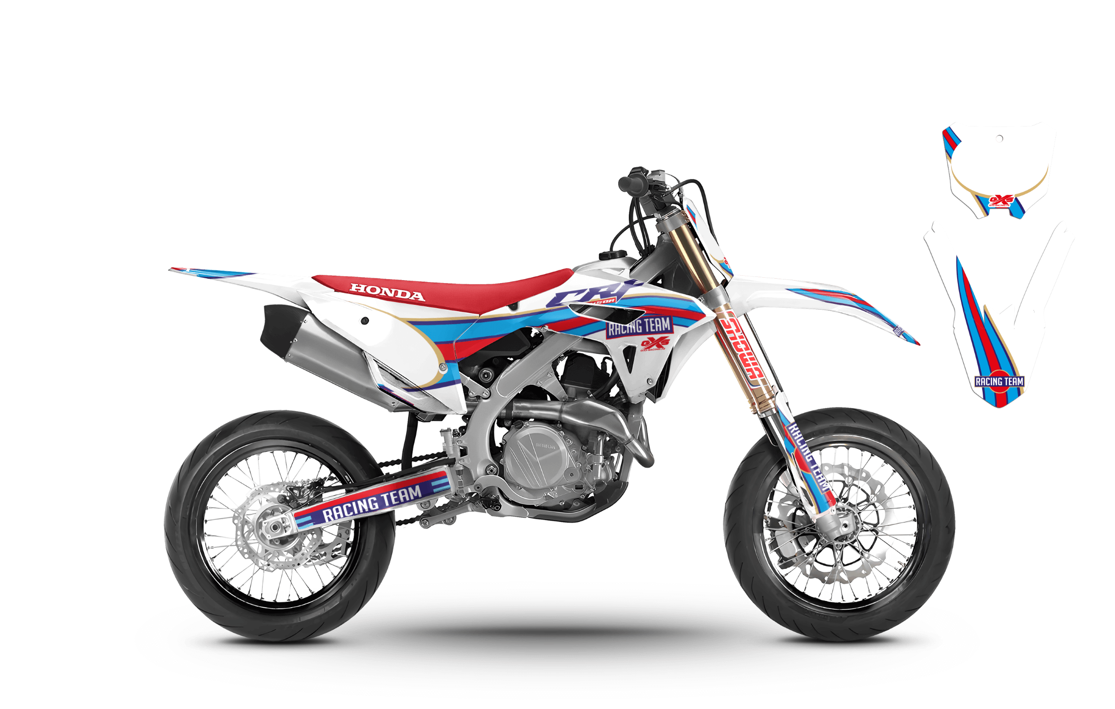 Graphic decal Kit Honda 450 CRF 2021-2023 RacingTeam Honda Standard Graphic Kit
