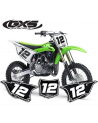 50cc 65cc 85cc Kit Déco Fonds de Plaque liseret