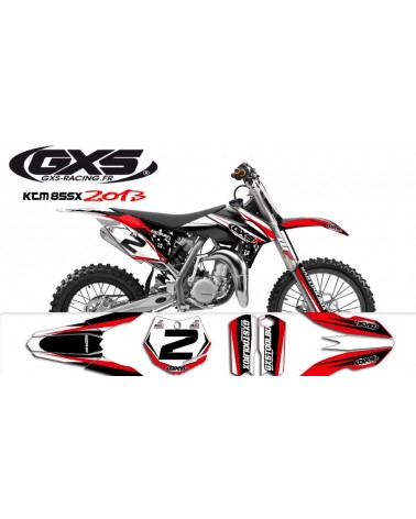 Kit Déco KTM 85 SX 2013-2014-2015 GXS Kit Déco KTM Standard