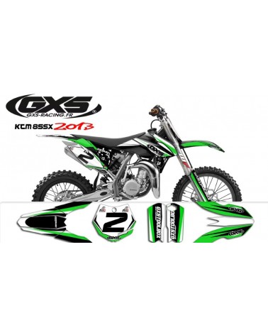 Kit Déco KTM 85 SX 2013-2014-2015 GXS KTM Standard Graphic Kit