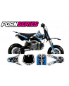 Kit Déco Pit-Bike YCF PORNSERIES Cyan