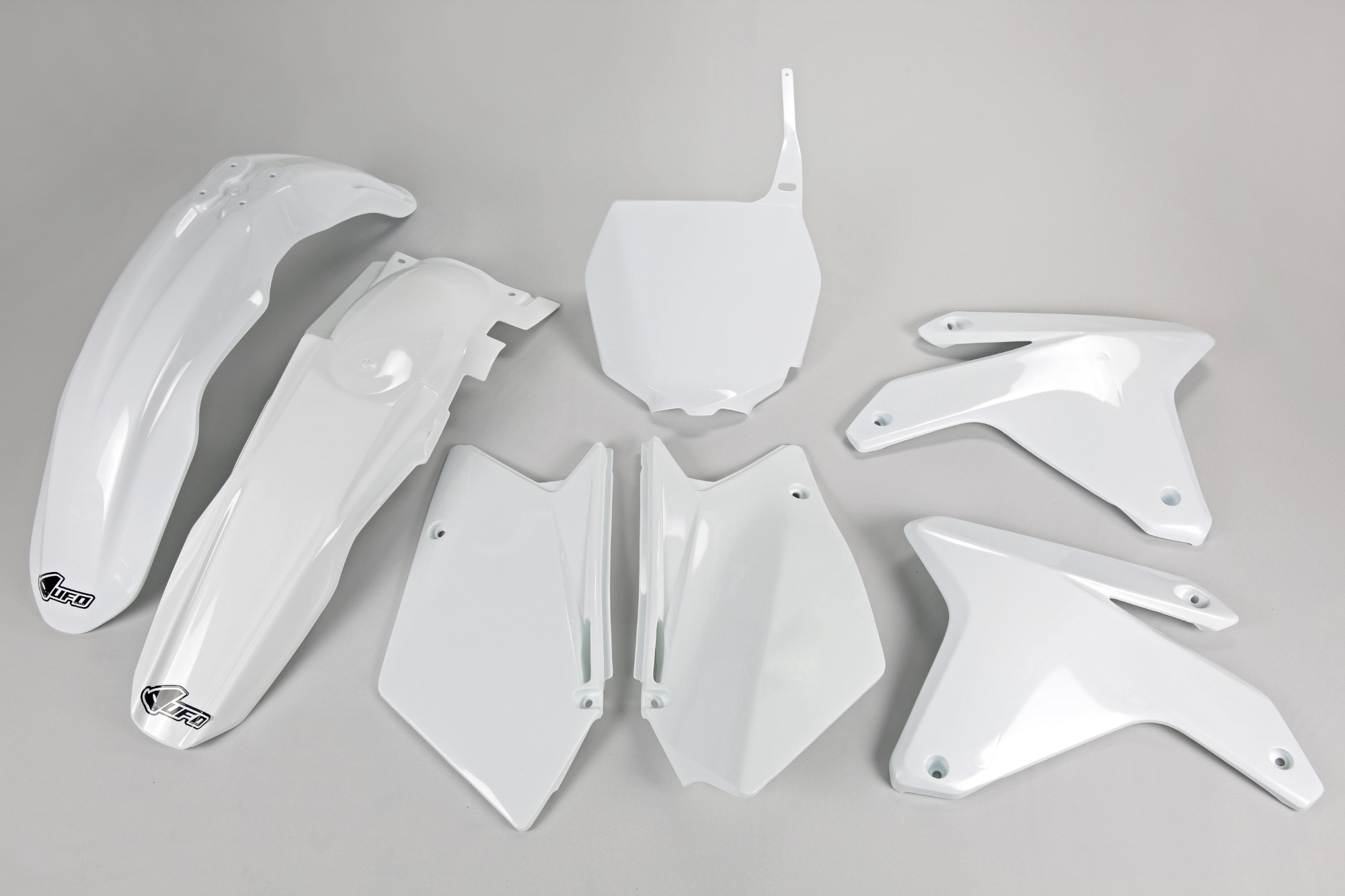 Kit déco Suzuki RMZ 450 2005 2006 Kits plastiques sans protège-fourches — Blanc