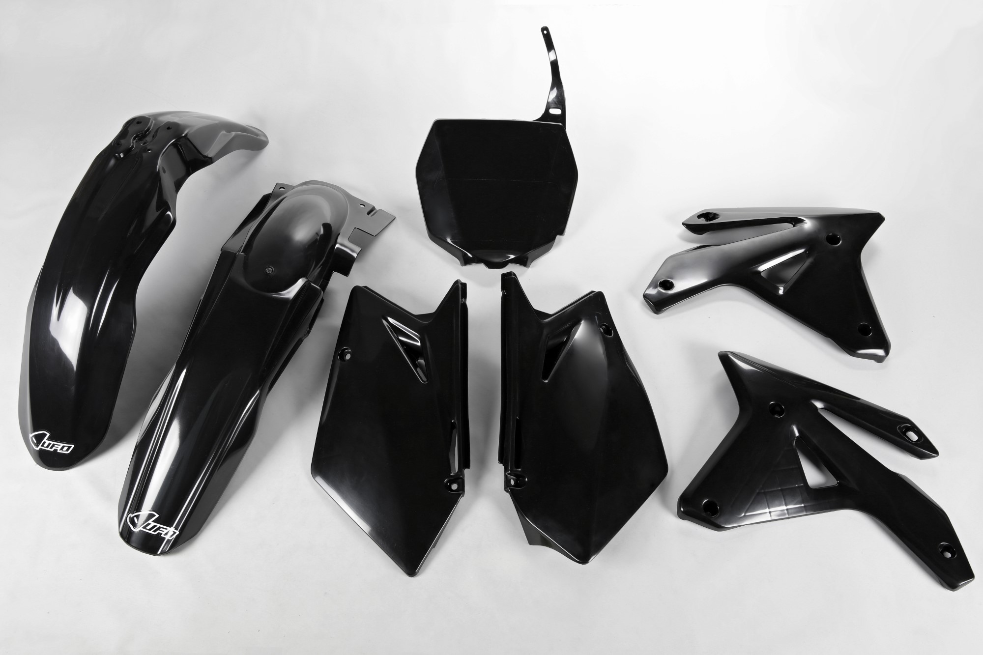 Kit déco Suzuki RMZ 450 2007 2007 Kits plastiques sans protège-fourches — Noir