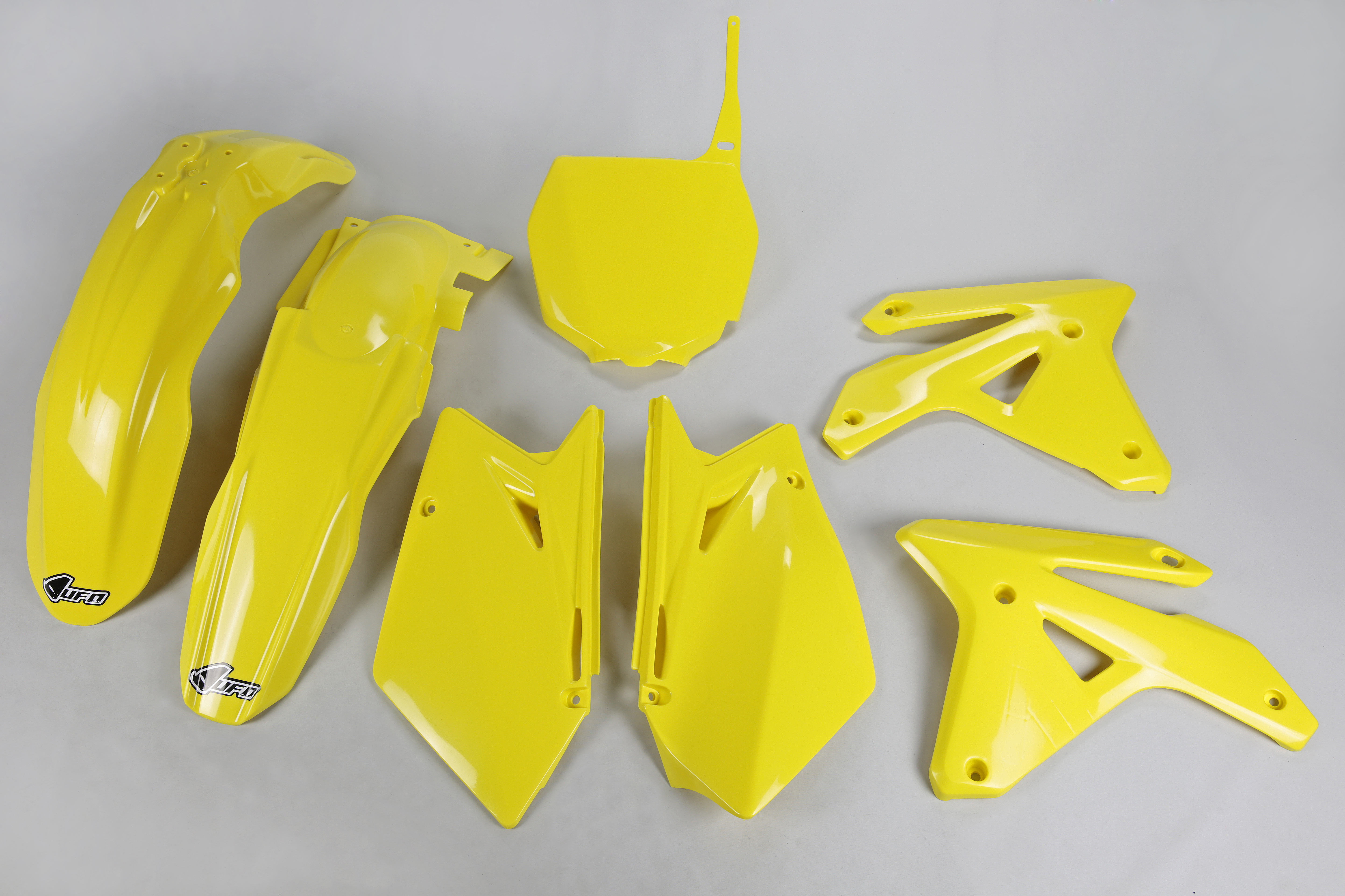 Kit déco Suzuki RMZ 450 2007 2007 Kits plastiques sans protège-fourches — Jaune