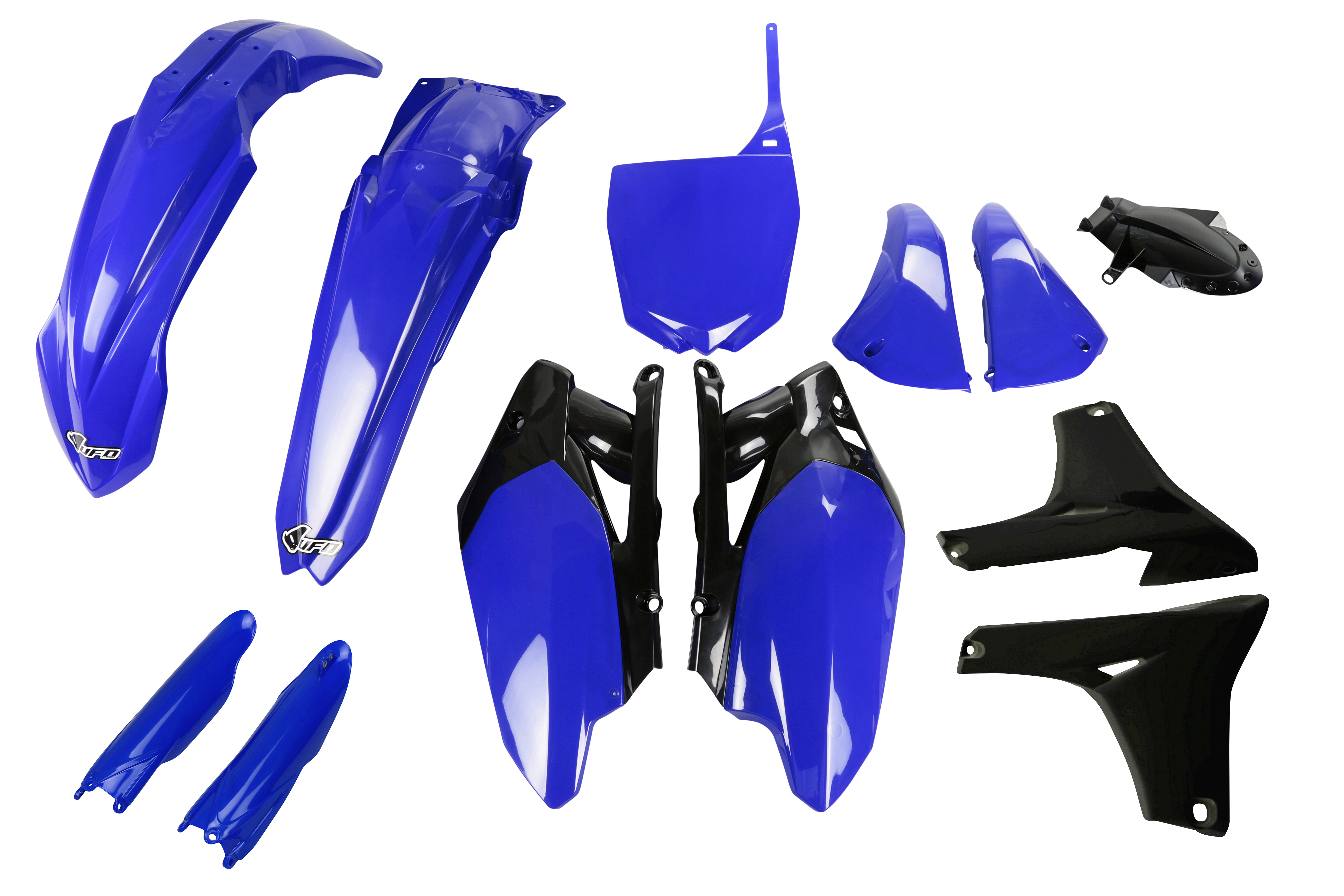 Kit déco Yamaha YZF 450 2011 2013 Kit plastique complet avec protège-fourches — Bleu