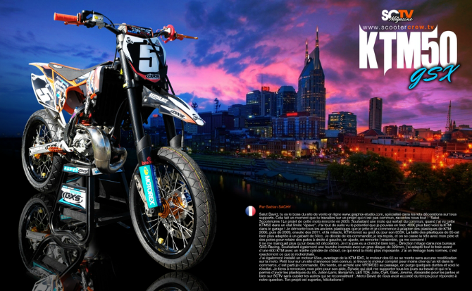 KTM 50 GXS — projet fondateur GXS Racing