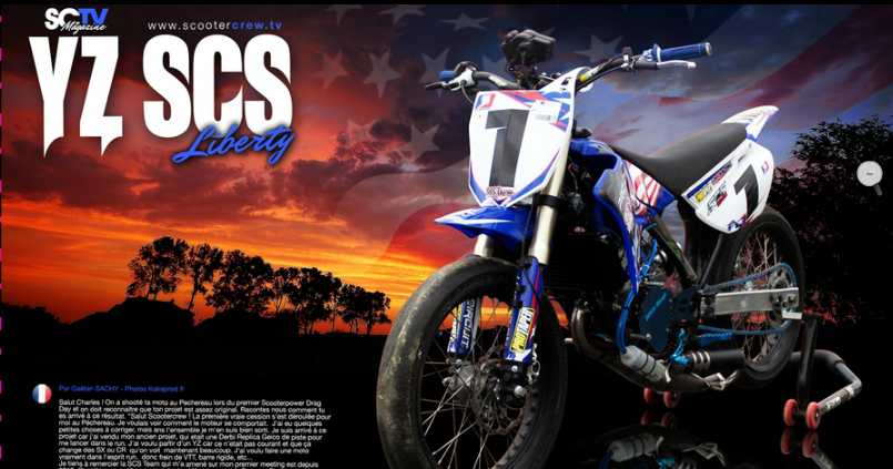 Yamaha YZ SCS Liberty — kit déco GXS