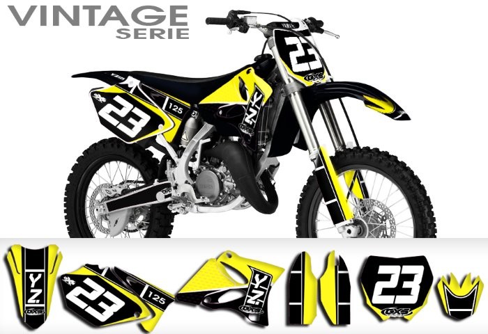 Kit déco Kit Déco Yamaha YZ125/250 VINTAGE