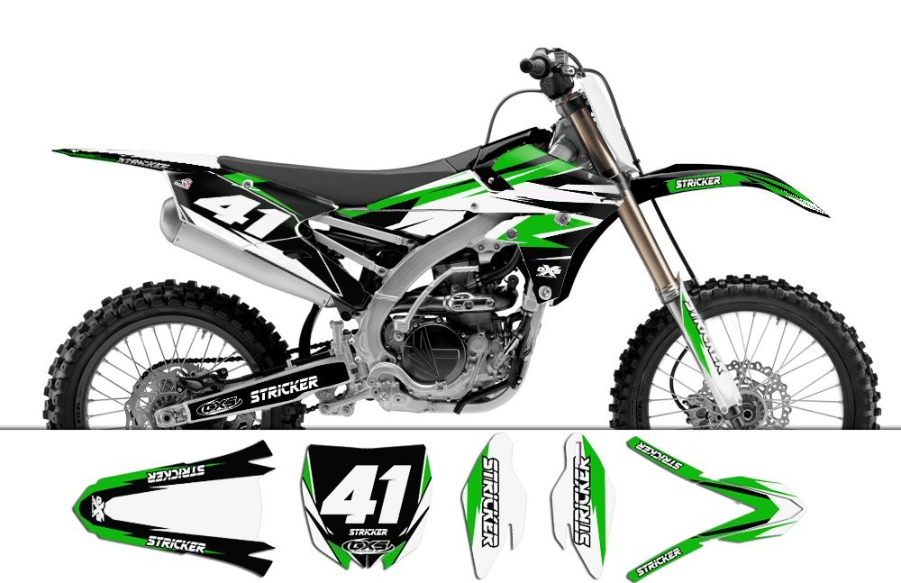 Kit déco Yamaha YZF250 450 2014 STRICKER