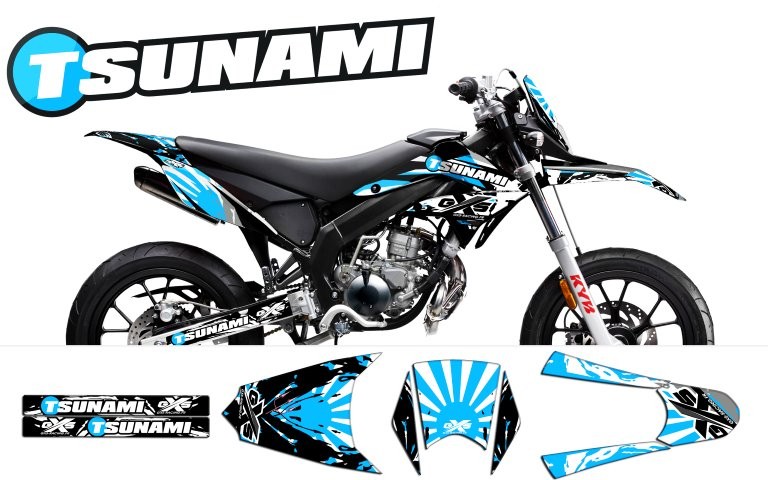 Kit Déco Derbi DRD X-Treme 11-17 TSUNAMI