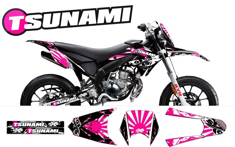 Kit Déco Derbi DRD X-Treme 11-17 TSUNAMI