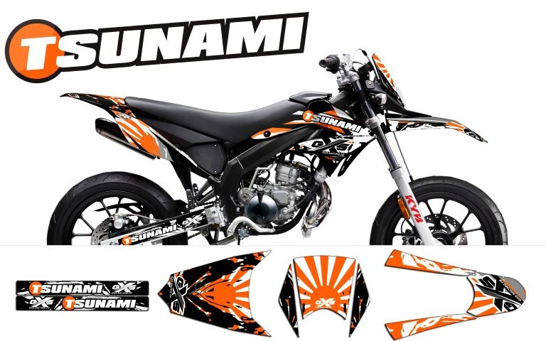 Kit Déco Derbi DRD X-Treme 11-17 TSUNAMI