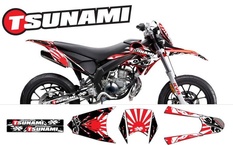 Kit Déco Derbi DRD X-Treme 11-17 TSUNAMI
