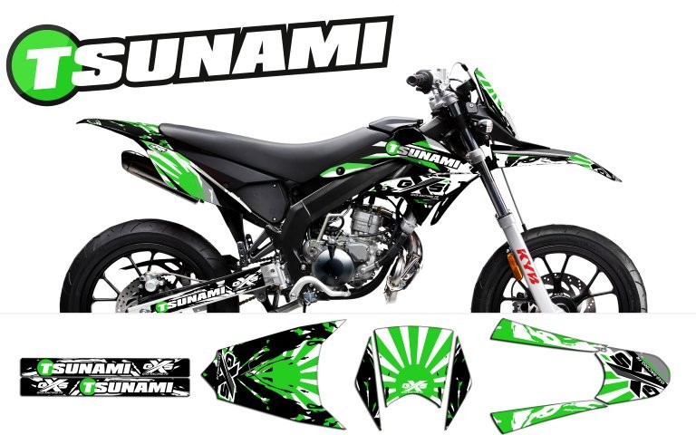 Kit Déco Derbi DRD X-Treme 11-17 TSUNAMI