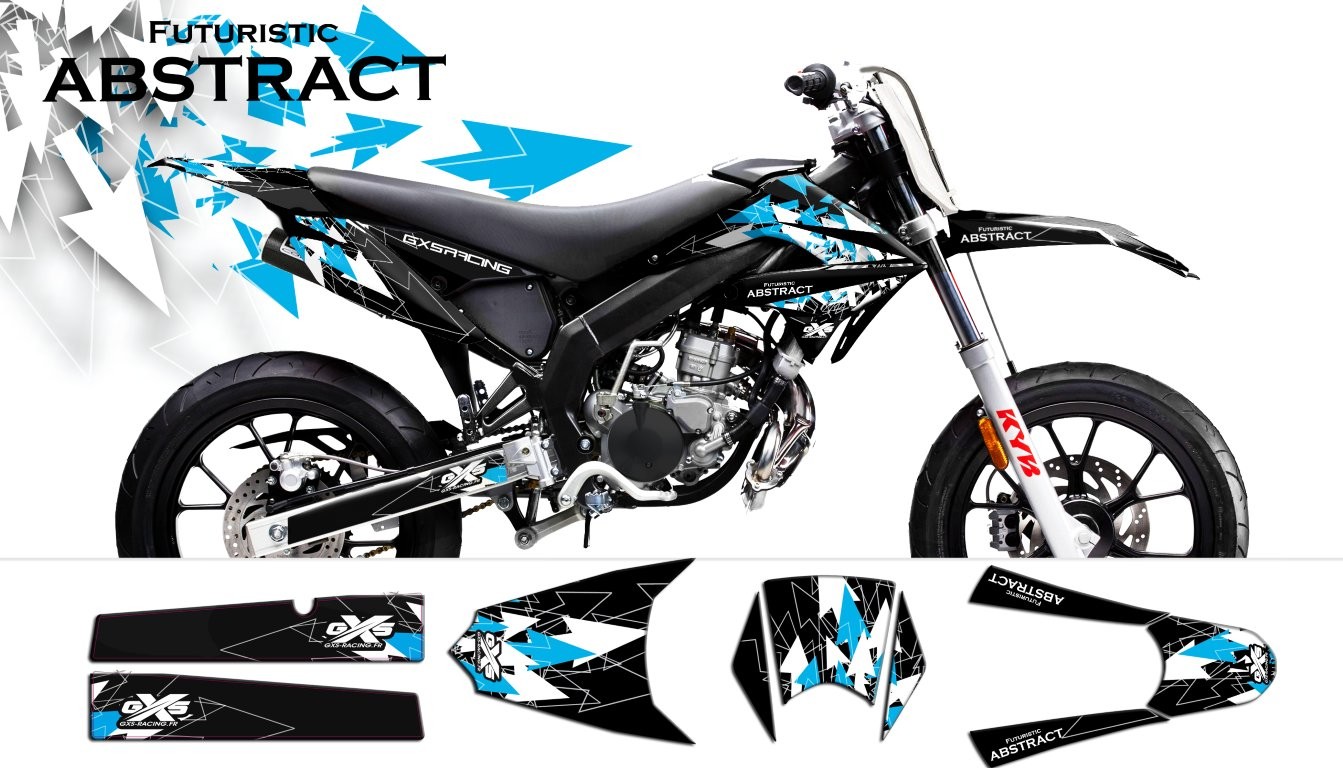 Kit déco Kit Déco Derbi DRD X-Treme 11-17 GILERA ABSTRACT