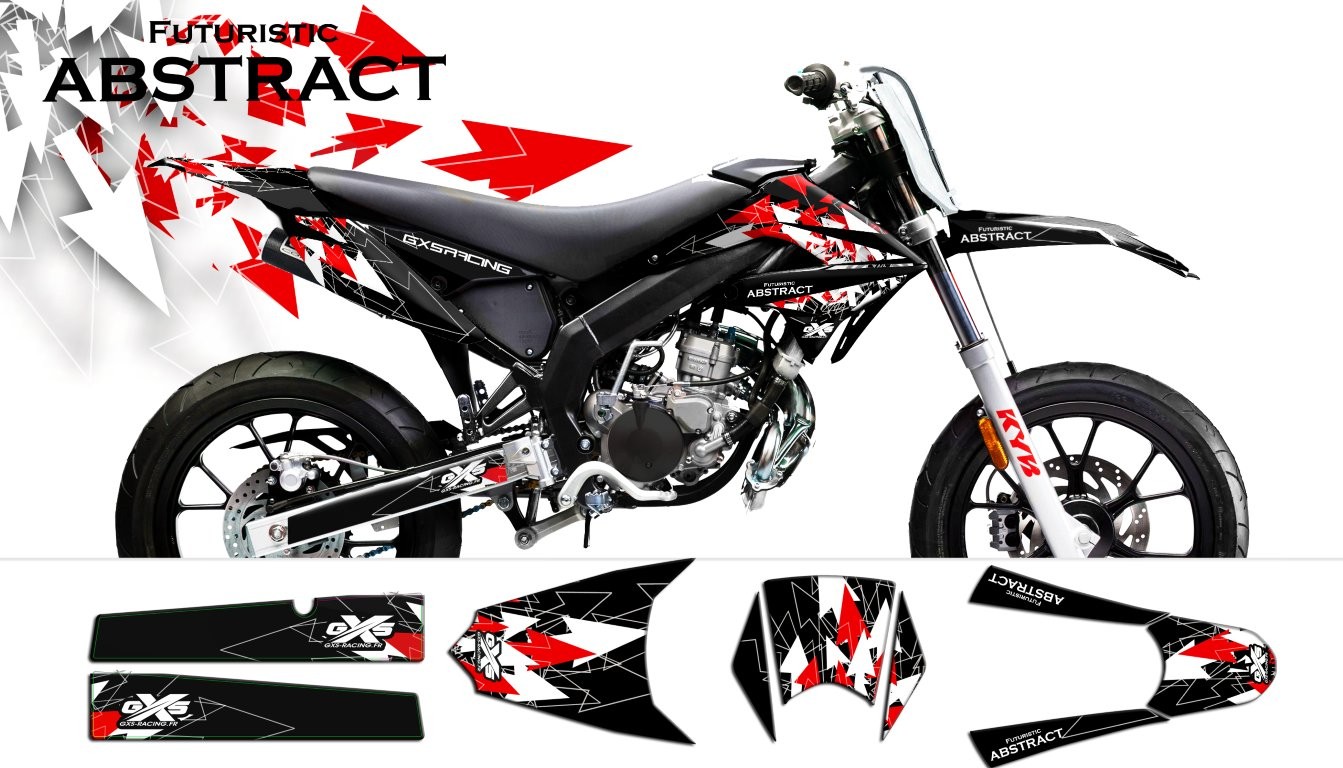 Kit Déco Derbi DRD X-Treme 11-17 GILERA ABSTRACT
