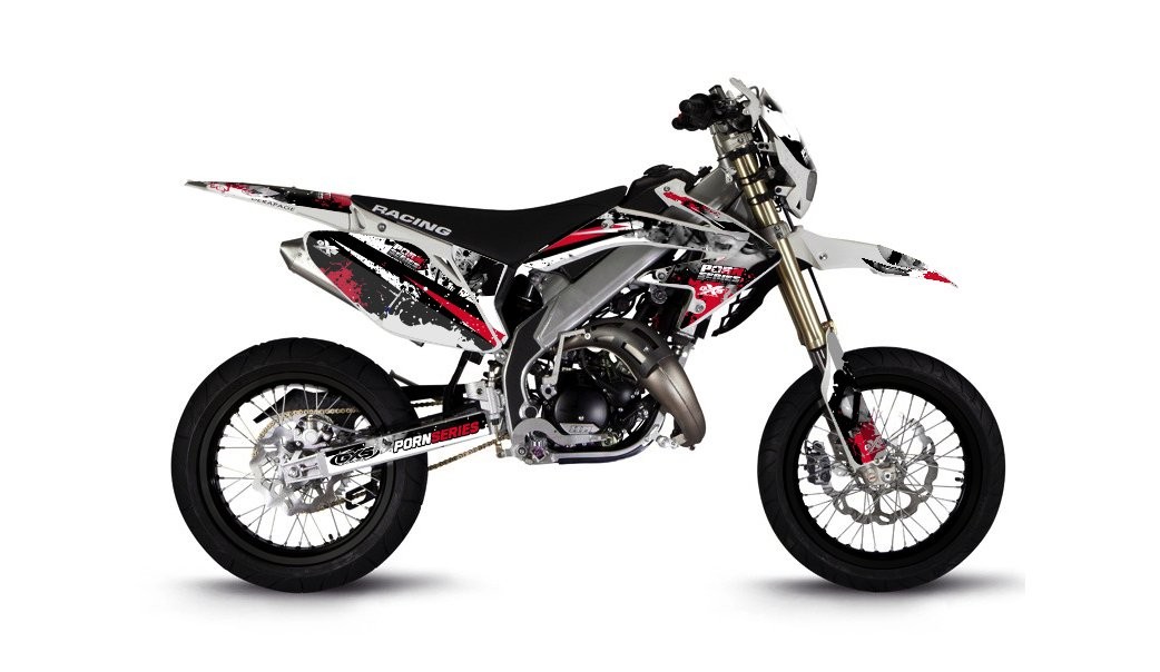 Kit déco Kit Déco HM 50cc 2007-2012 Pornseries V2 Rouge