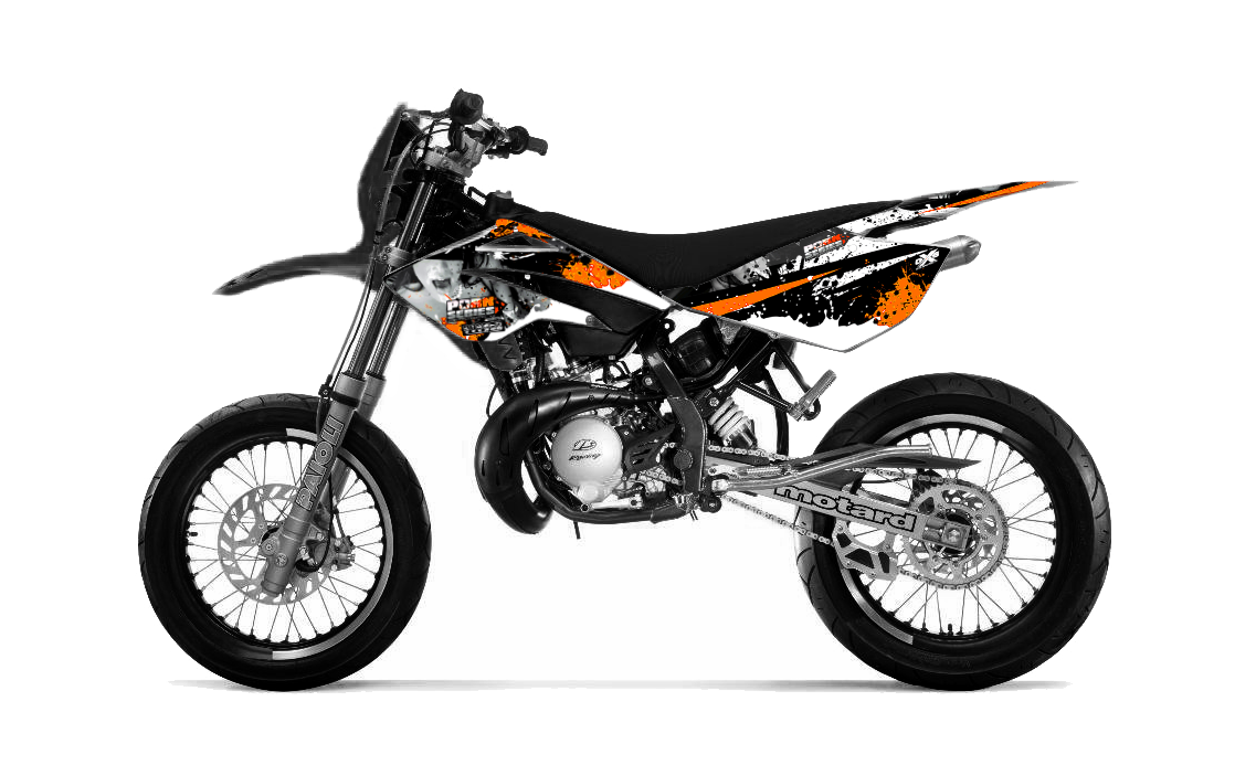 Kit Déco beta RR 50-125 2006-2010 Pornseries V2 Orange