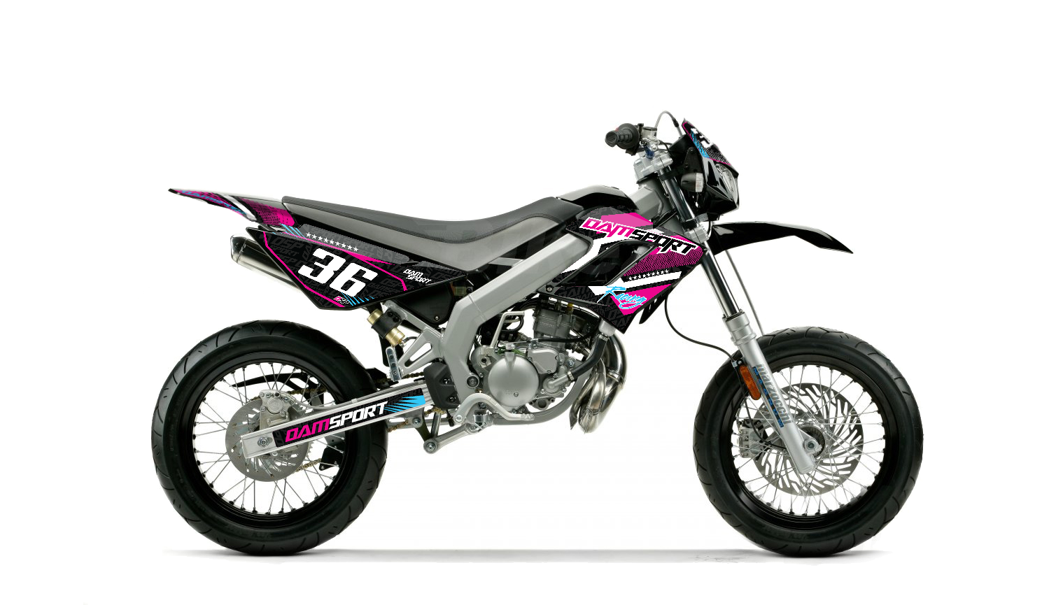 Kit déco Kit déco Dam-Sport Racing Derbi DRD Racing 2004 - 2009