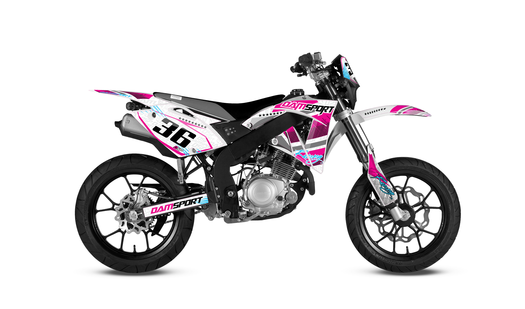 Kit déco Dam-Sport Racing Rieju MRX / SMX 2009