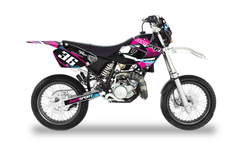 Kit déco Kit déco Dam-Sport Racing Sherco 50cc 2003-2005