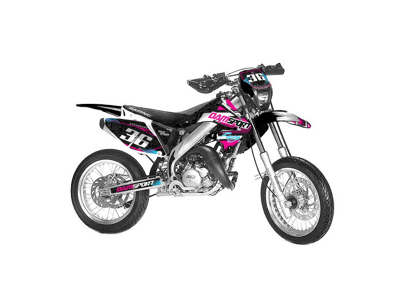 Kit déco Kit déco Dam-Sport Racing HM 50 CRM Derapage 2002-2005