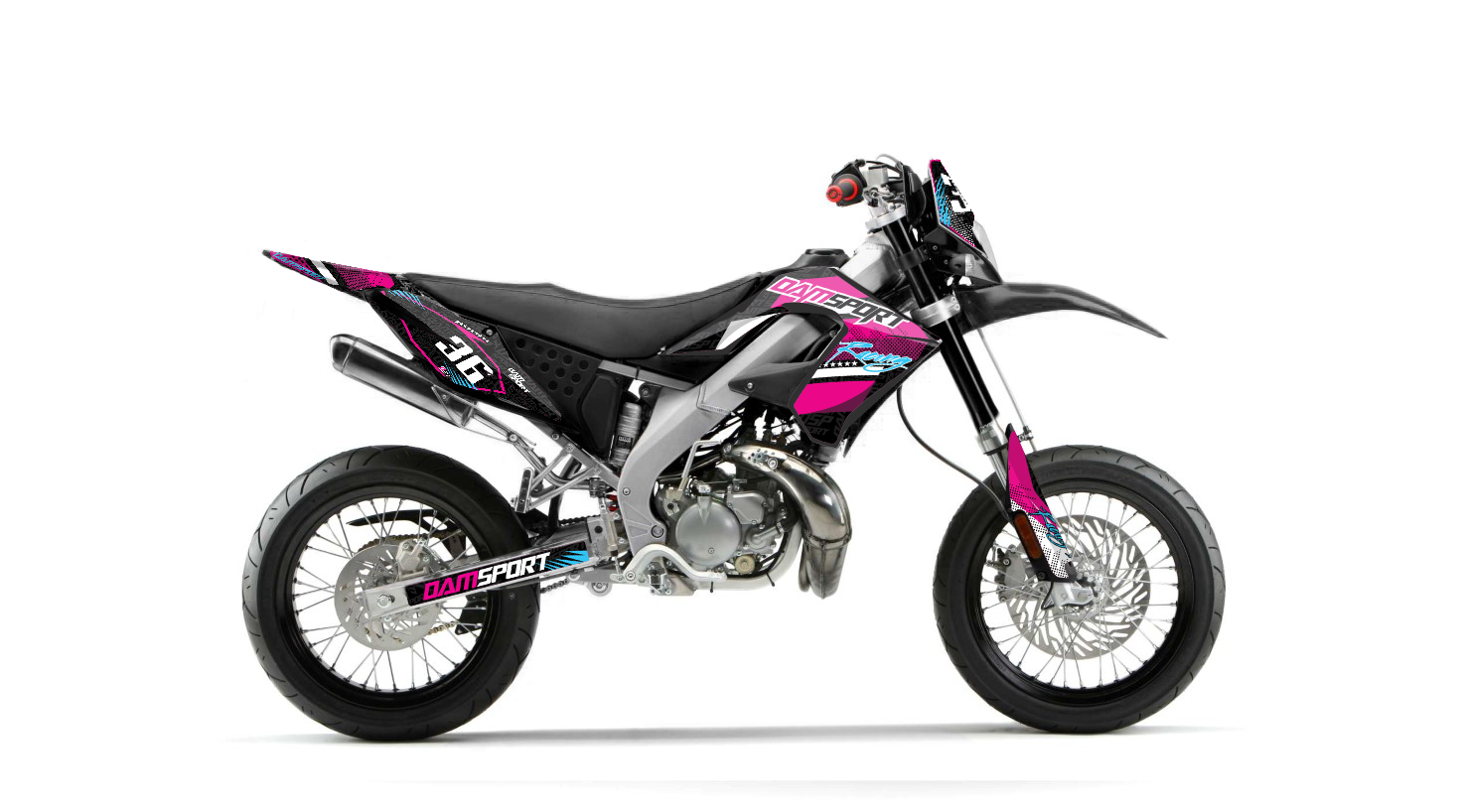 Kit déco Kit déco Dam-Sport Racing Derbi DRD Pro 2006 - 2009